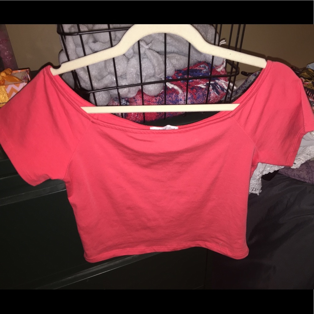 Pink Crop Top